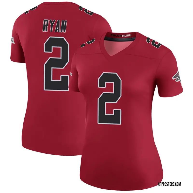 Women's Matt Ryan Atlanta Falcons Color Rush Jersey - Red Legend