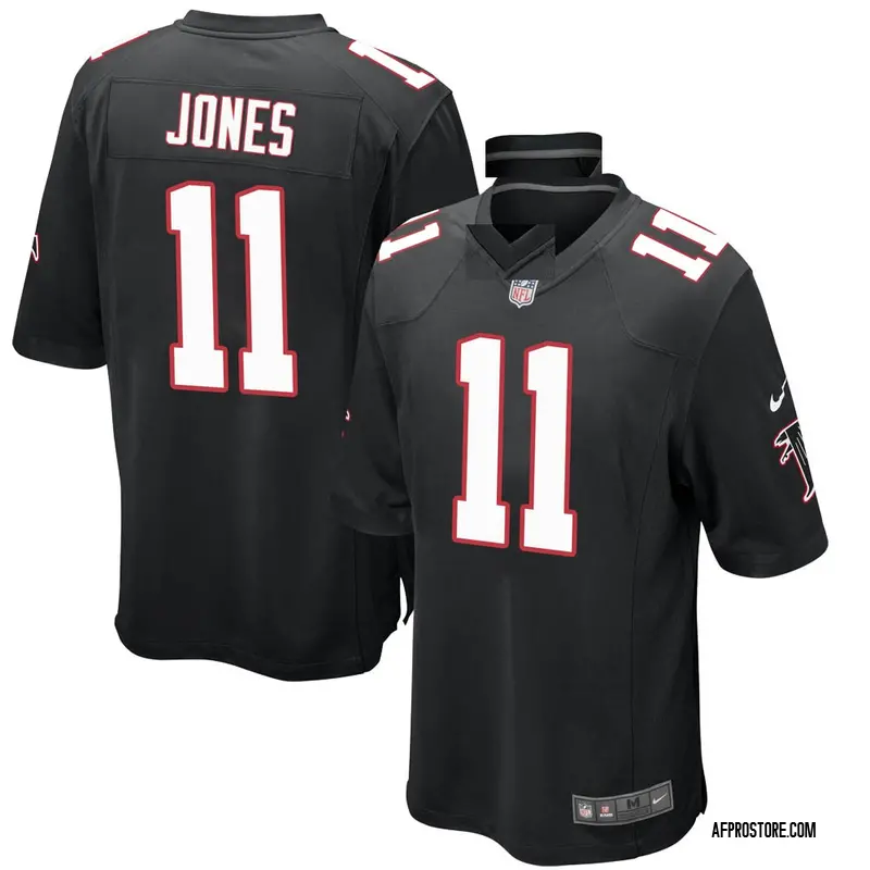 Youth Julio Jones Atlanta Falcons Alternate Jersey - Black Game