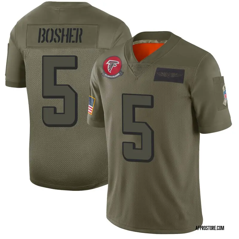 Youth Matt Bosher Atlanta Falcons 2019 Salute to Service Jersey - Camo Limited